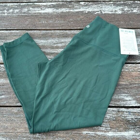 Lululemon Align High-Rise Pant 25in; legacy green leggings size 14 NWT - Picture 1 of 6